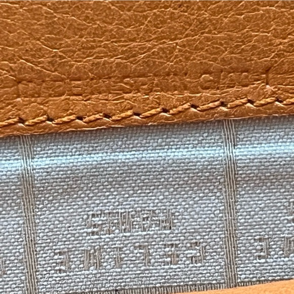 CELINE Orange Leather Vintage Rare Wallet - Picture 13 of 15